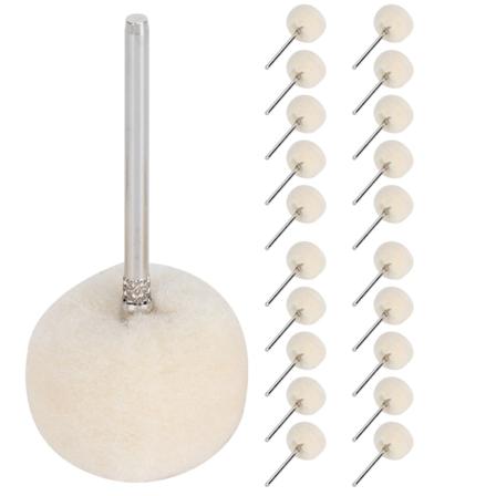 20 kpl:n kiillotuspyöräsarja, hiomasieni koruille, sähköhiomakoneen lisävarusteet