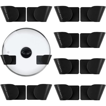 6 Par Sæt Justerbare Låg Holdere til Skabslåge, Justerbar