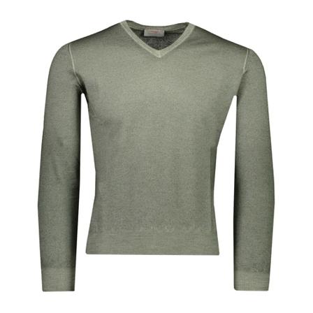Gran Sasso, Jersey Groen, Heren, Maat:M,wol
