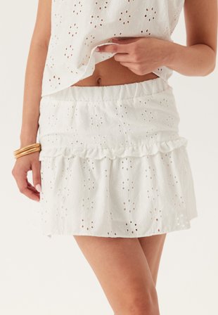 BUBBLEROOM - Broderie Anglaise Skirt - XL