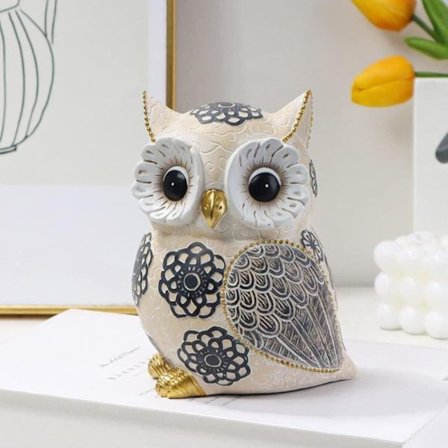 Owl Resin Käsityökoristeet Pöllö Koristekoristeet Etusivu