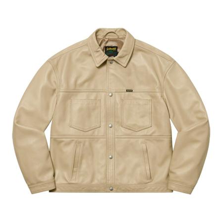 Supreme Leather Jakke inbo, Herre