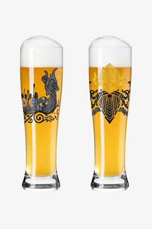 Ritzenhoff - Brauchzeit olutlasi Vete No: 19 & 20 2-p 2-p - Monivärinen - Olutlasit - - Homeroom