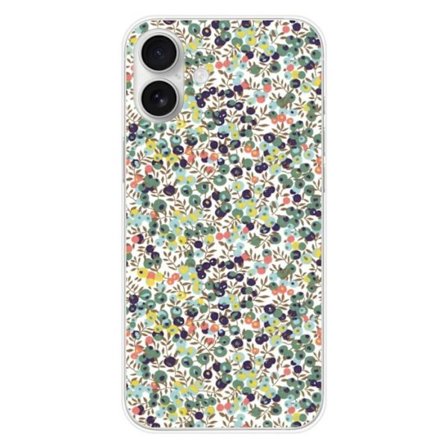 Tryckt silikonfodral kompatibelt Apple iPhone 16 Plus Liberty Wiltshire Green