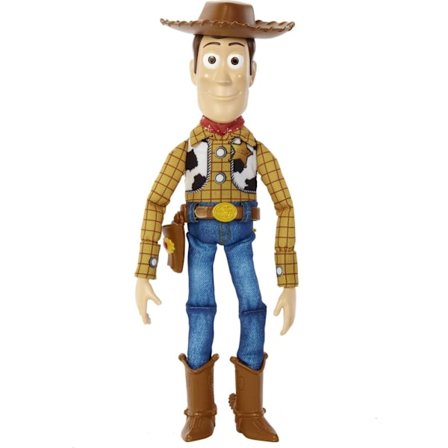 Disney Pixar Toy Story Talande Woody Docka, 20 Fraser, Dragsko för Ljud, Roundup Kul