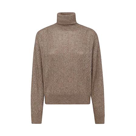Brunello Cucinelli, Knitwear Bruin, Dames, Maat:M