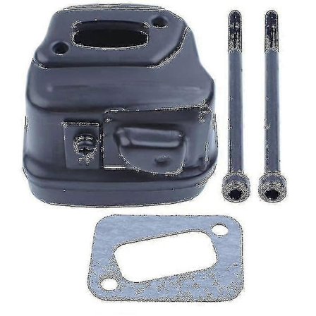 2024 Eksos Lyddemper med Bolt-on Pakningssett Kompatibel med Husqvarna 340 345 346xp 350 351 353 503862803 Hg