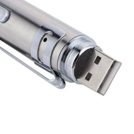 USB-ladbart leketøy for katt med lommelykt, LED-pennlyspekertilbehør