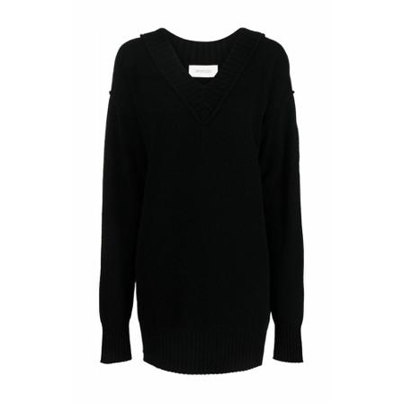 Sportmax - Stickade Tröjor & Koftor - Svart - Dam - Storlek: L, Dam, Storlek: L