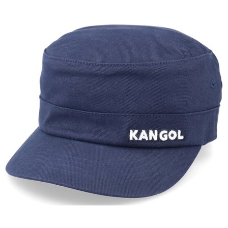 Kangol - Blå army Keps - Cotton Twill Army Navy Flexfit @ Hatstore