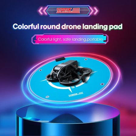 55 cm Drone Landing Pad med LED-ljus Färgglad för DJI