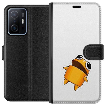 Kompatibel Tegnebogsetui til Xiaomi Xiaomi 11T Orange tegnet figur med store øjne og dynamisk pose i legende stil