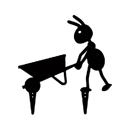 MYRE Figur Art Have Dekorativ Sød Landskabs Ornamenter Mini Ornament Blomsterpotte Dekoration til Altan Terrarium Udendørs