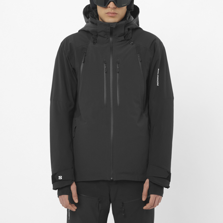 Salomon - veste pour homme Spectral Jacket M - Deep Black - M