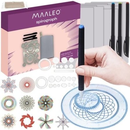 Spirograph Set with Pens - 26 Pieces