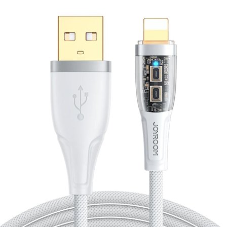 Joyroom USB-A till Lightning Kabel 2.4A, 1.2m - Vit