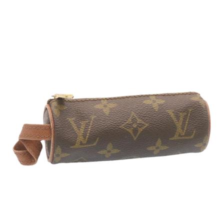 Louis Vuitton Vintage, Pre-Owned Etui 3 Golf Ball Bruin, Dames, Maat:ONE Size