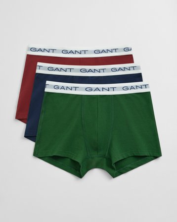 GANT Herren 3er-Pack Boxershorts (XXXL) Grün