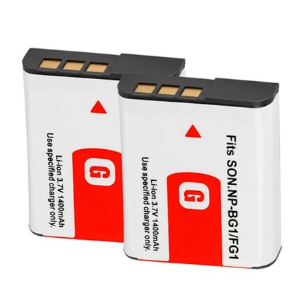 NP-BG1 NP BG1 FG1 Batteri För Sony DSC-H50 DSC-H55 DSC-H3 DSC-H7 DSC-H9 H10 H20 W100 WX1 Kamerabatteri NPBG1 NPFG1 1400mah