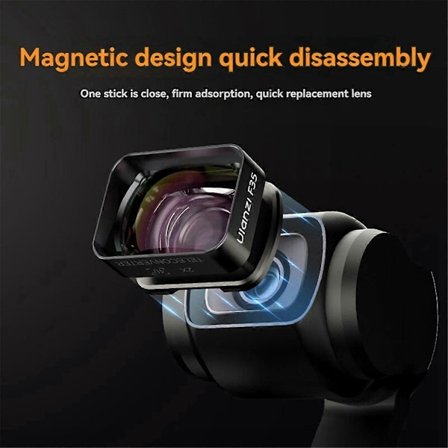 Ulanzi F35 Linsekit for DJI Osmo Pocket 3 Høykvalitets Kameratilbehør for Forbedret Fotografering