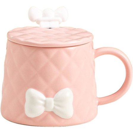 Kawaii krus kop sød sløjfe keramik kop sød pige vand kop sød mælkekop sød kaffekop