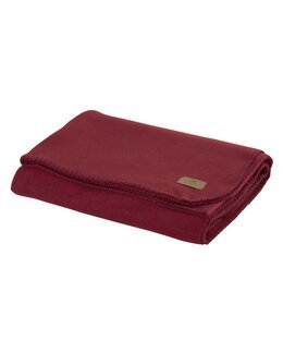 Fleecepledd 130x170cm Rød