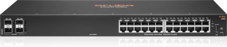Hewlett Packard Enterprise HPE Aruba 6000 24G 4SFP Switch - switch - 24 porter - Styrt - rackmonterbar