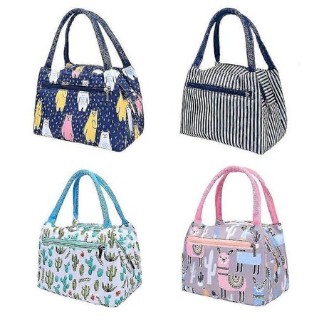 Termisk Isolerad Lunchväska Kylväska Picknick Vuxen Barn Lunchlåda Matförvaring