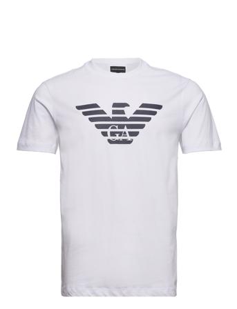 T-Shirt T-shirts Short-sleeved Hvit Emporio Armani*Betinget Tilbud