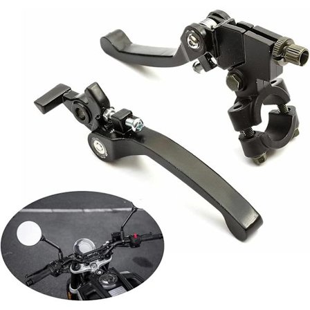 7/8 tommer 22mm Pit Dirt Bike styr håndtag foldbar bremse koblingsspak