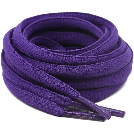 2 par ovale skolisser 42 farger halvt runde 1/4" atletiske skolisser for sport/løpesko skolisser