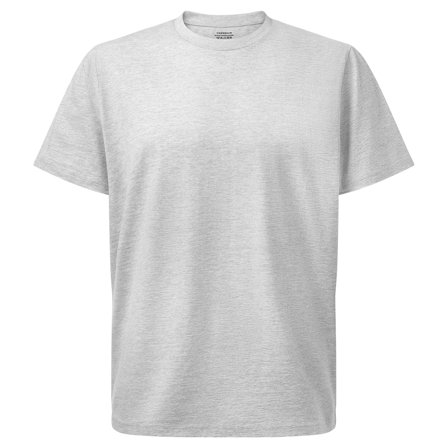 FlexFeel | Jasnoszary bawełniany T-shirt dla mężczyzn