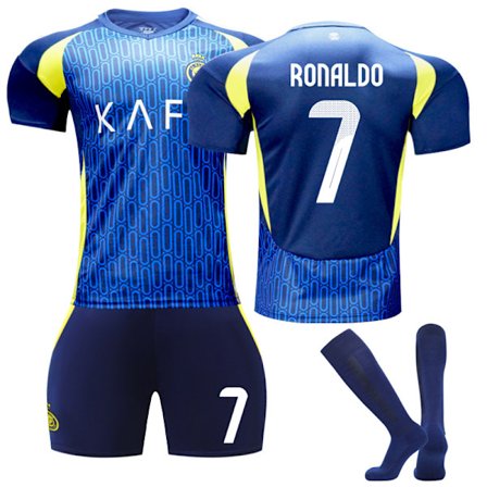2024-2025 Al-Nassr FC Udebanefodboldtrøje sæt nr. 7 Ronaldo