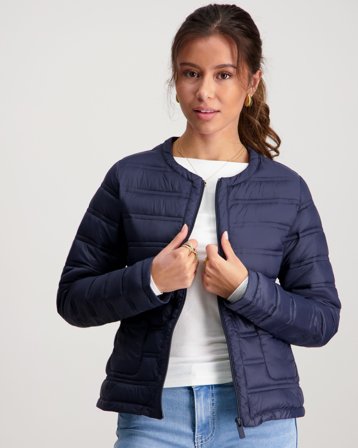 RYVLS Light Padded Zip Jacket Blå Jakker Pige - Kids Brand Store