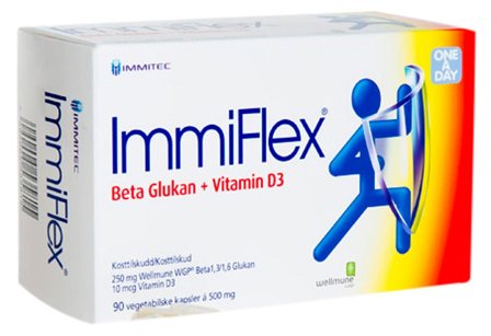 Wellmune Immiflex 90 kaps., Helse & Madvarer, Kosttilskud, Immunforsvar