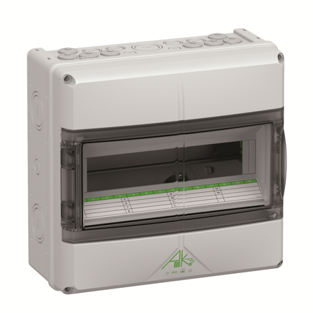 Spelsberg 73341401 Normkapsling ventilert, IK08 1 x 14 moduler, Elfordeling & strømforsyning