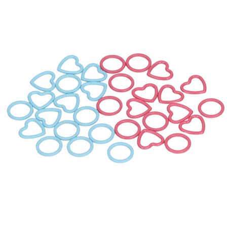 32 Maskmarkörer DIY Blandad Färg Metall Virkning Låsande Maskmarkörer för Sömnadstillbehör