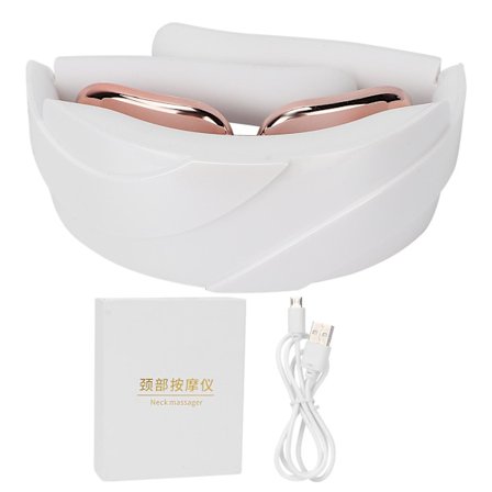 2024 Bærbar Elektrisk Nakkepuls Massager Foldbar Smertelindring Afslapning Nakkemassage Maskine