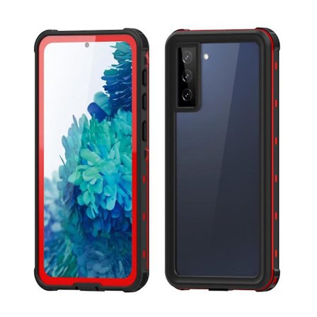 Fitup Vattentätt Fodral för Samsung Galaxy S21 Ultra 5G+ Inbyggt skärmskydd