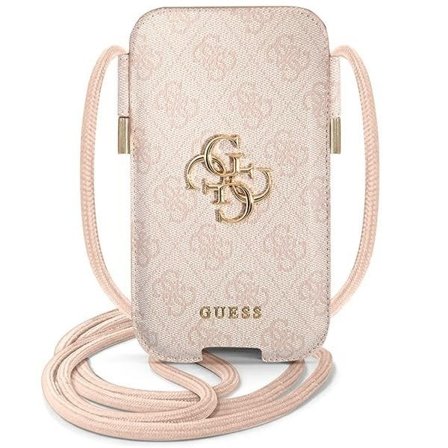 Guess Big Metall Logo Halsbandsfodral - Rosa