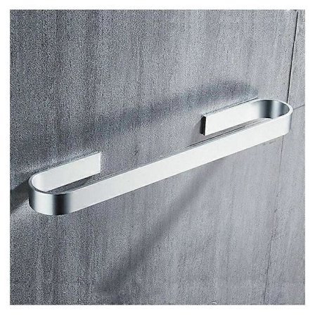 Elegant Moderne Håndklering i Polert Krom for Ulike Dekorstiler, Plassbesparende Design med God Lastekapasitet, Selvklebende Teip For