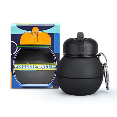 500ml Hopfällbar Boll Utomhus Sportflaska