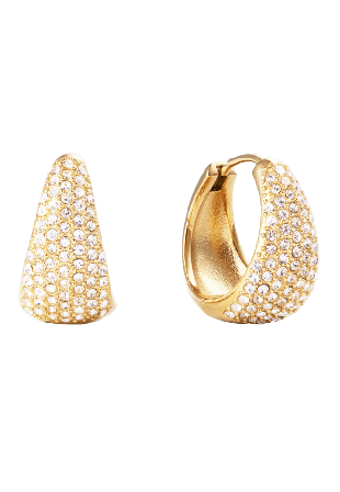 Mockberg Treasure Hoops Medium Smycken & klockor Dam Guld