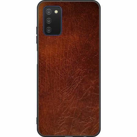 Samsung Galaxy A03s Svart Skal Läder