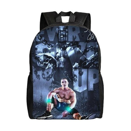 c662 WWE John Cena Reppu Koululaukku Lasten Reppu Reput, Kevyt Suuri Reppu Kapasiteetti Työmatka Vapaa-ajan Olkalaukku, Koulureppu
