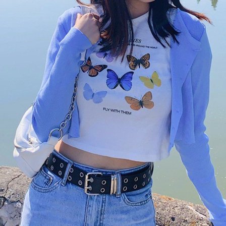 Damesk Belte PU Lær Nål Spenne Punk Vind Jeans Mote Gratis S Bare Belte