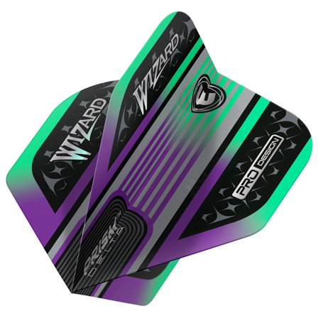 Prism Delta Wizard Rainbow & Silver Dart Flights | Winmau.com
