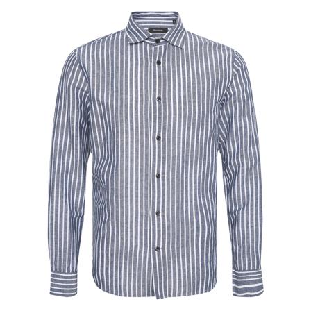 Matinique Casual Shirts blå, Herr, Herr, Storlek: 6XL