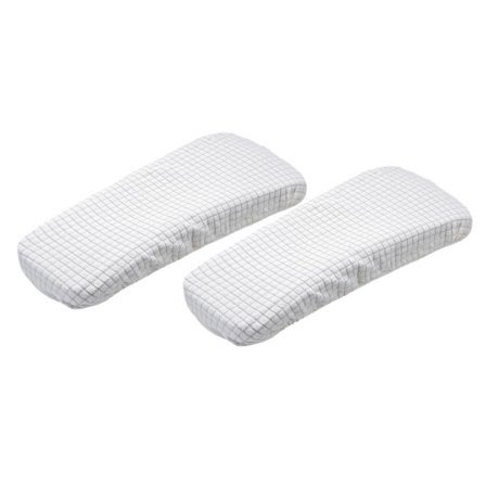 1 Par Stol Armstödsskydd Stol Cover VIT