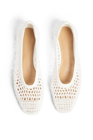 NA-KD gehäkelte Ballerinas - Flache Schuhe - OffWeiß - EU 41